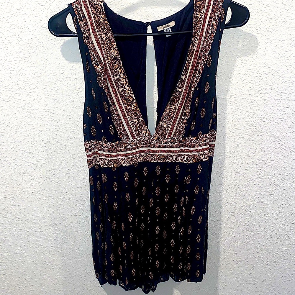 Boho V-Neck Romper